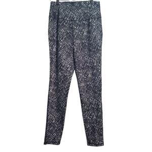 T by Talbots Pull On Leggings Blue Print Size S NWT